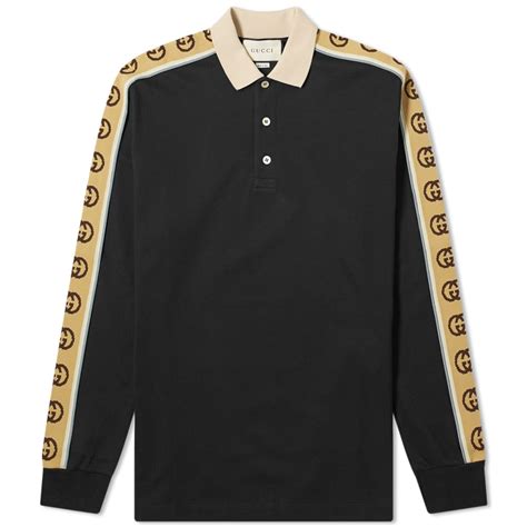 long sleeve gucci t shirt|Gucci long sleeve polo shirt.